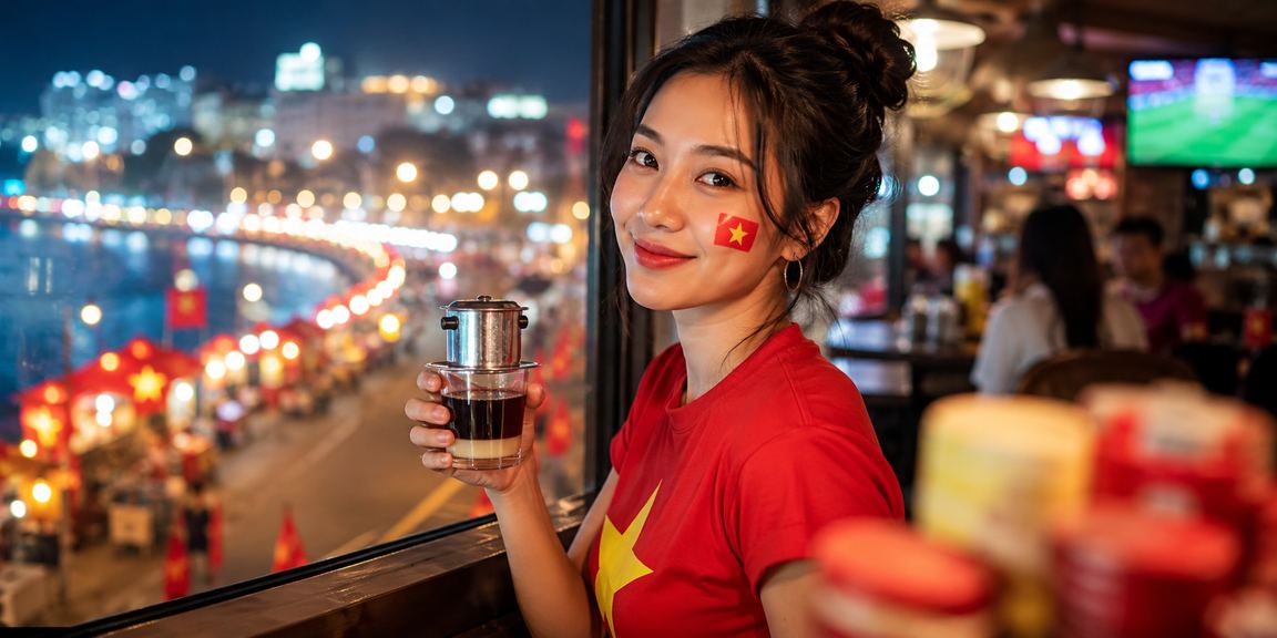 Người hâm mộ bóng đá đặt kèo online qua điện thoại tại quán cà phê Đà Lạt